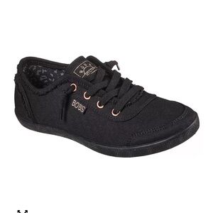 BOBS from Skechers Black Lace-Up Sneakers